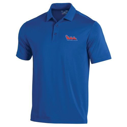 Community College Under Armour Royal T2 Performance Polo-The Wave