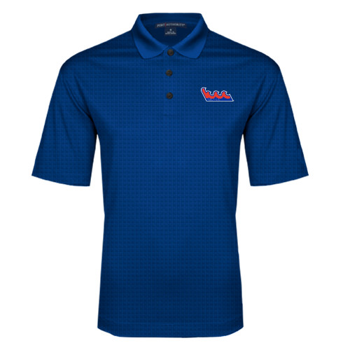 Community College Royal Performance Fine Jacquard Polo-The Wave