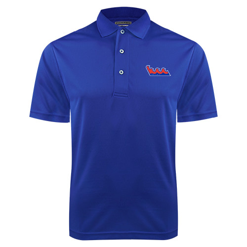 Community College Royal Dry Mesh Polo-The Wave