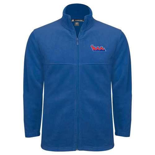 Community College Royal Fleece Full Zip Jacket-The Wave