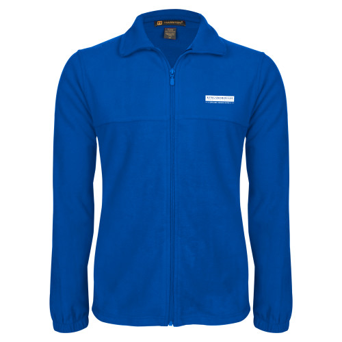 Royal Fleece Full Zip Jacket-Kingsborough Primary Mark