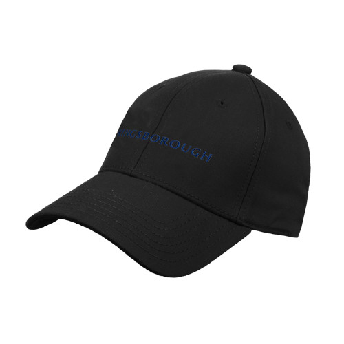 Community College Black Structured Adjustable Pro Style Hat-Kingsborough