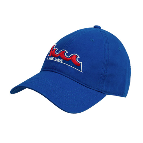 Community College Royal Unstructured Adjustable Low Profile Hat-The Wave