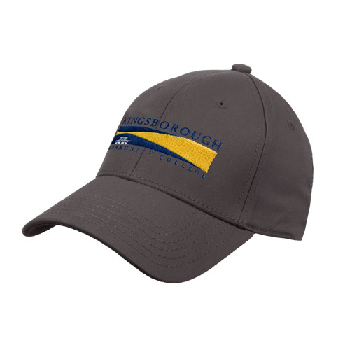 Community College Charcoal Structured Adjustable Pro Style Hat-Official Logo