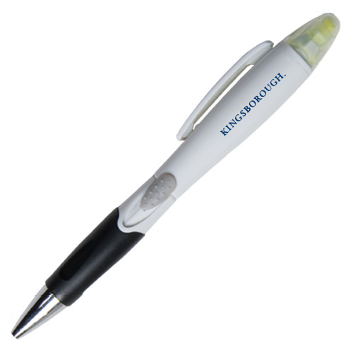 Community College Blossom White Pen/Highlighter-Arched Kingsborough