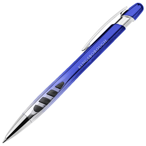 Community College Veneno Metallic Royal Pen w/Blue Ink-Arched Kingsborough