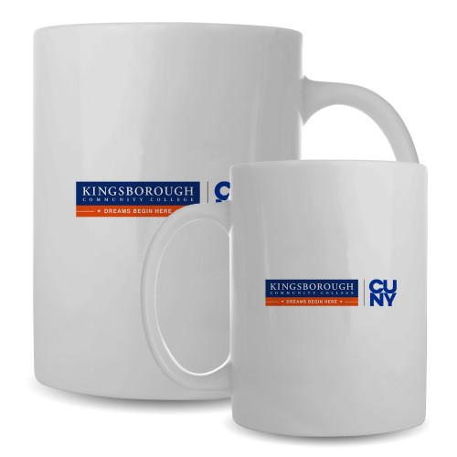 Full Color White Mug 15oz-CUNY Kingsborough