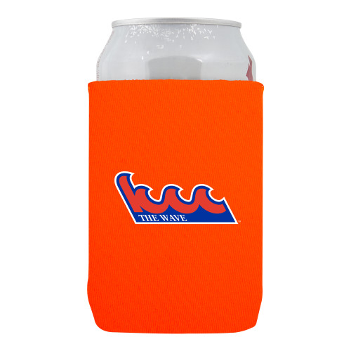 Community College Neoprene Orange Can Holder-The Wave