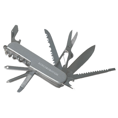 Community College 8 Function Pocket Knife-Arched Kingsborough