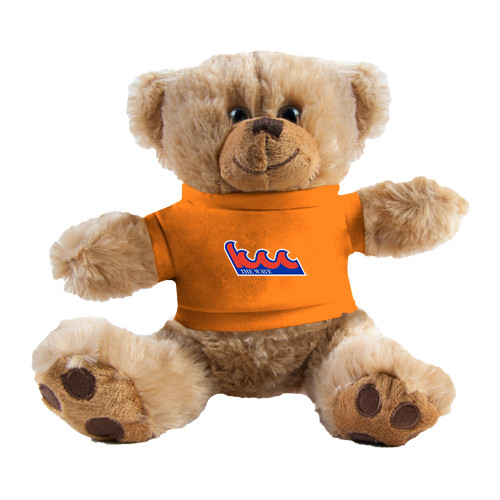 Community College Plush Big Paw 8 1/2 inch Brown Bear w/Orange Shirt-The Wave