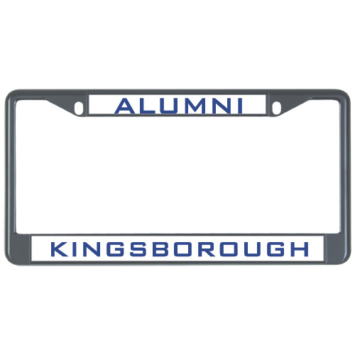 Community College Alumni Metal License Plate Frame in Black-Alumni