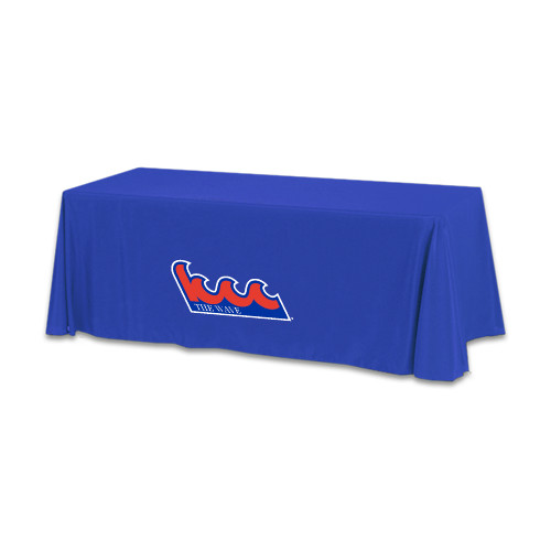 Community College Royal 6 foot Table Throw-The Wave