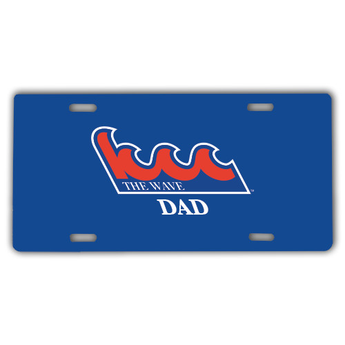 Community College License Plate-Dad