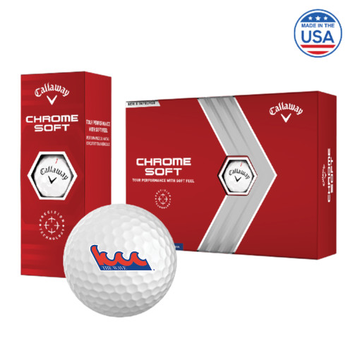 Community College Callaway Chrome Soft Golf Balls 12/pkg-The Wave