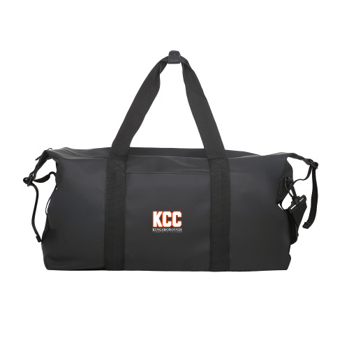 Black Drift Duffle-KCC Kingsborough Community College Stacked