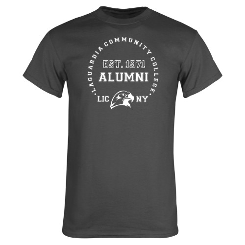 Charcoal T Shirt-LIC NY  Est. 1971 Alumni