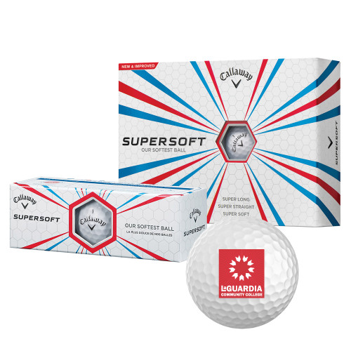 Callaway Supersoft Golf Balls 12/pkg-LaGuardia CC Square Mark