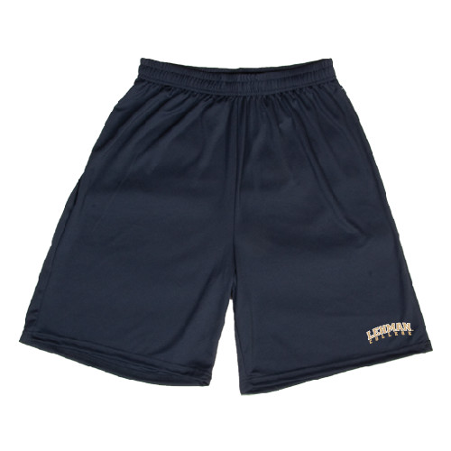 College Navy Performance Classic 9 Inch Short-Arched Lehman College