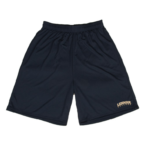College Black Performance Classic 9 Inch Short-Arched Lehman College