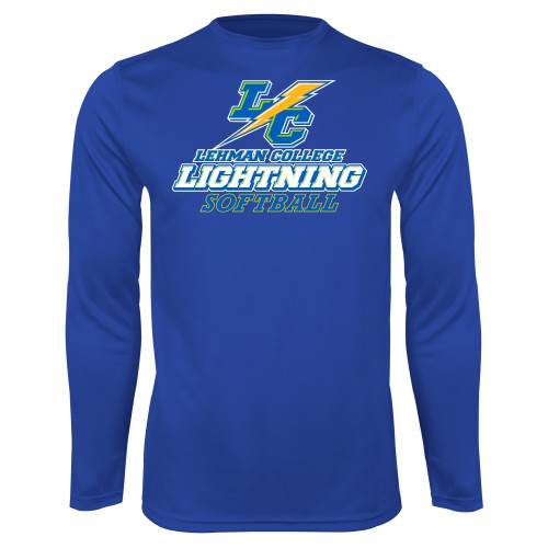 Royal Performance Long Sleeve Shirt-Lehman College Softball