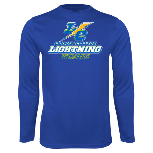 Royal Performance Long Sleeve Shirt-Lehman College Tennis