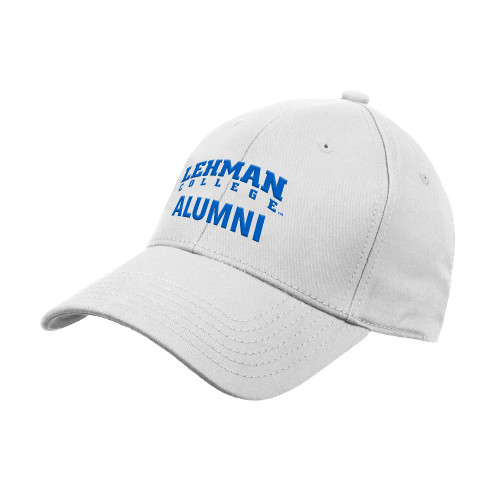 White Structured Adjustable Pro Style Hat-Lehman College Alumni