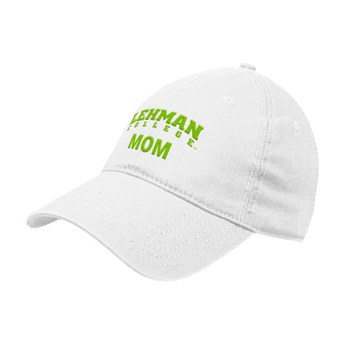 College Black Unstructured Adjustable Low Profile Hat-Lehman College Mom