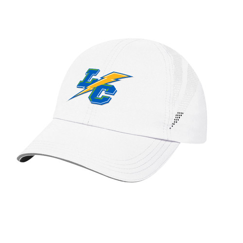 College White Performance Cap-LC Mark
