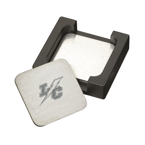 Stainless Steel Coaster Set-LC Mark Engraved