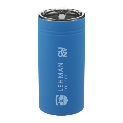 Sherpa Vacuum Blue Tumbler & Insulator 12oz-Lehman College CUNY Horizontal Engraved
