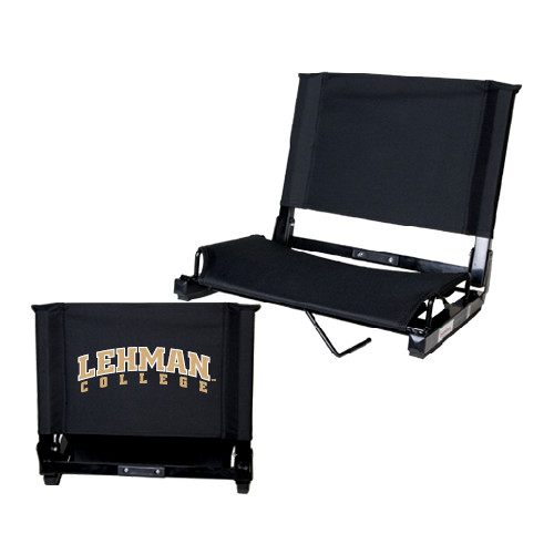 Stadium Chair Black-Arched Lehman College