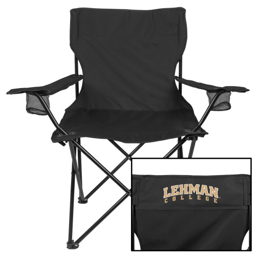 Deluxe Black Captains Chair-Arched Lehman College