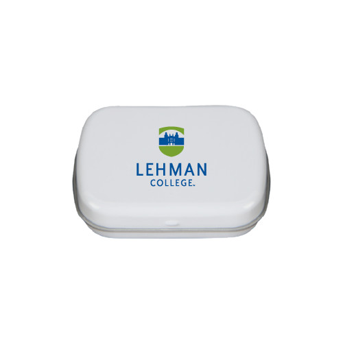 College White Rectangular Peppermint Tin-University Mark