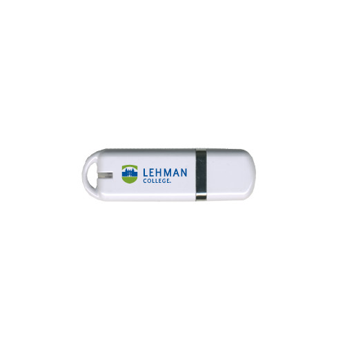 College USB White Pen Drive 4G-Flat University Mark