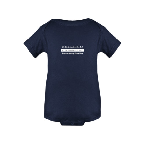 Navy Infant Onesie-Official Logo