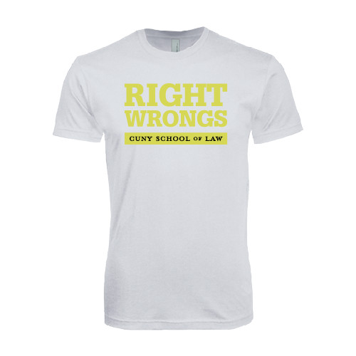 Next Level White SoftStyle T Shirt-Right Wrongs