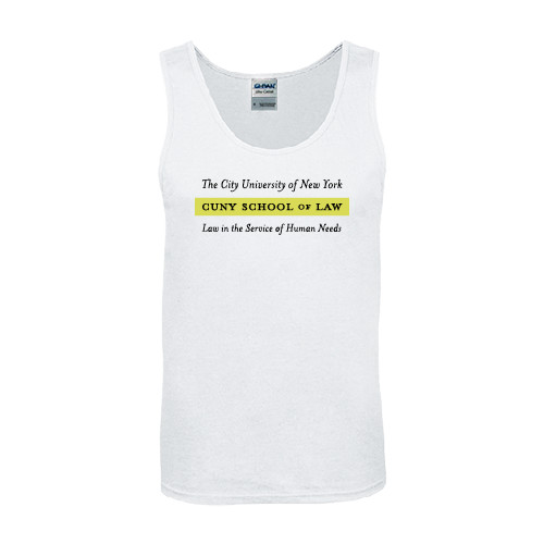 White Tank Top-Official Logo