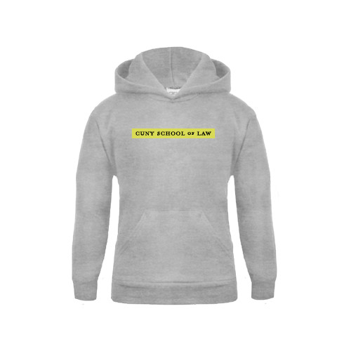 Youth Grey Fleece Hood-CUNY School of Law