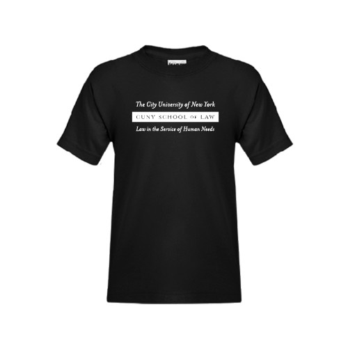 Youth Black T Shirt-Official Logo