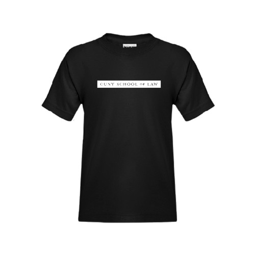Youth Black T Shirt-CUNY School of Law