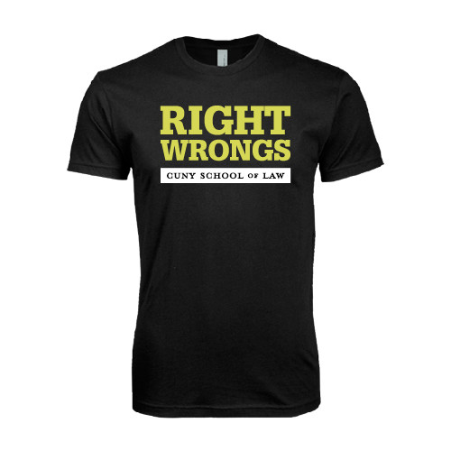 Next Level Black SoftStyle T Shirt-Right Wrongs