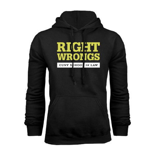 Black Fleece Hoodie-Right Wrongs