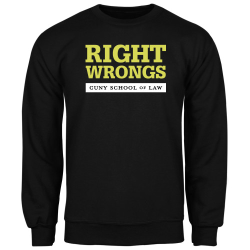 Black Fleece Crew-Right Wrongs