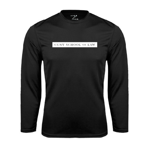 Black Performance Long Sleeve Shirt-CUNY School of Law