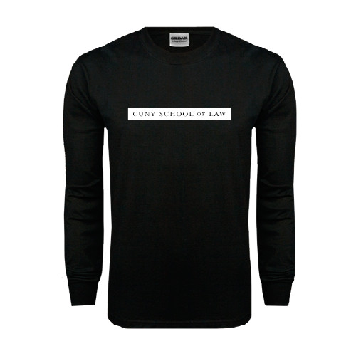Black Long Sleeve T Shirt-CUNY School of Law