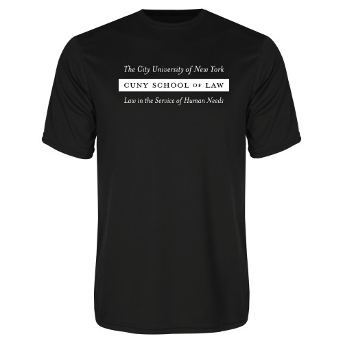 Black Performance Tee-Official Logo