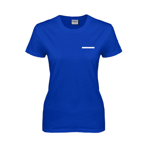 Womens Royal Short Sleeve Tee-CUNY School of Law