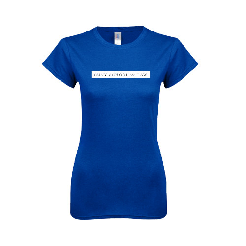 Next Level Womens Royal Boyfriend Tee-CUNY School of Law