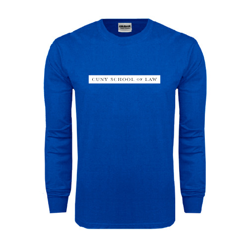 Royal Long Sleeve T Shirt-CUNY School of Law