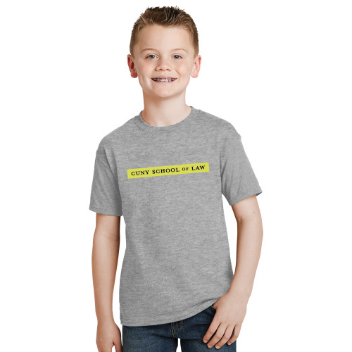 Youth Grey T-Shirt-CUNY School of Law